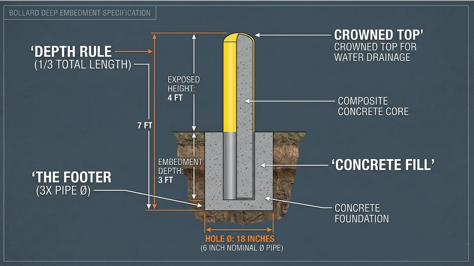Bollard Installation Diagram