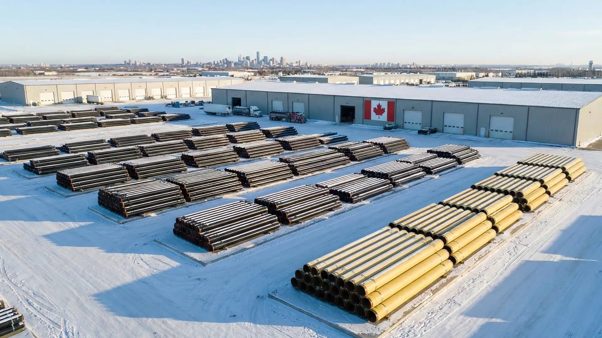 Canadian Steel Pipe Yard