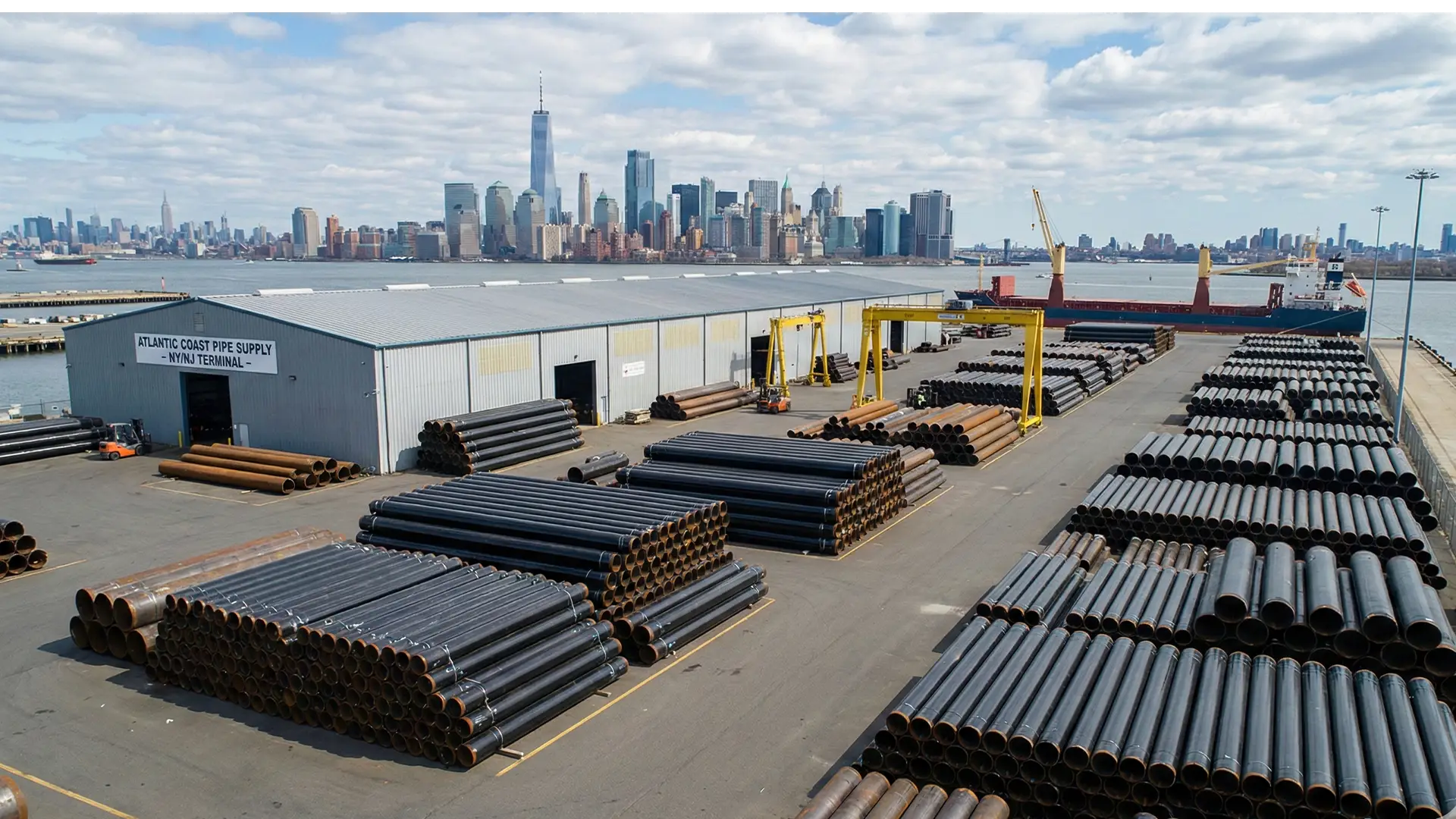New York New Jersey Steel Pipe Yard