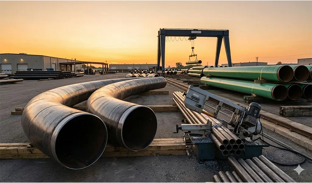 Pipe Processing Services - Bending Cutting and Coating