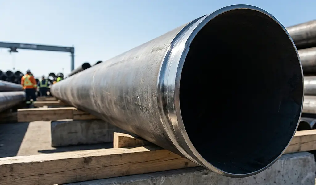 Roll Groove Pipe End Illistration