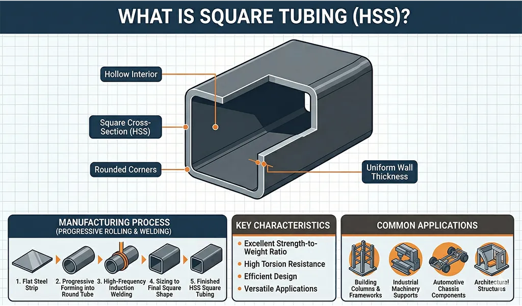 Square Tubing & What Is It? Diagram