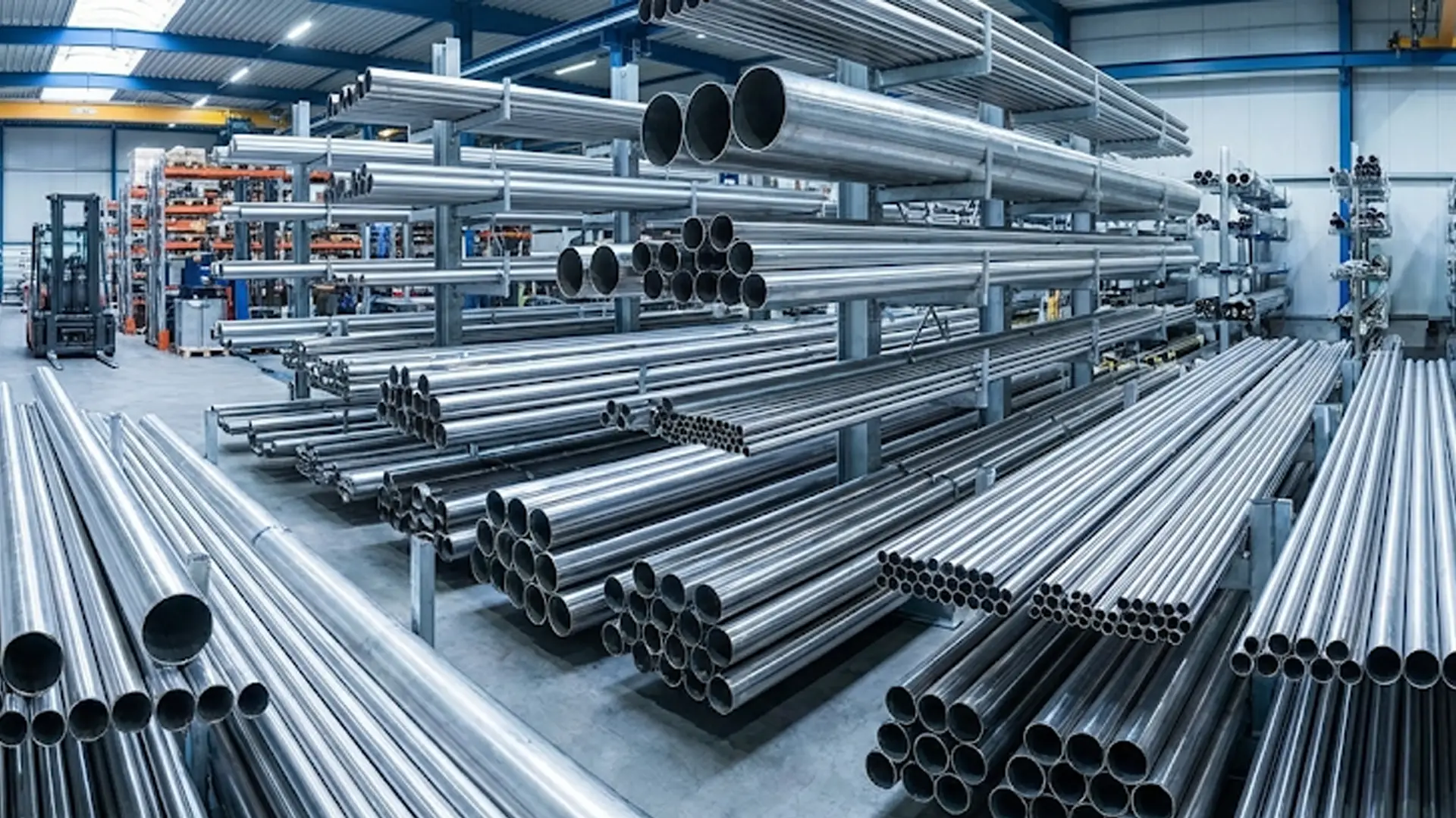 Stainless Steel Pipe and Tubing Stack