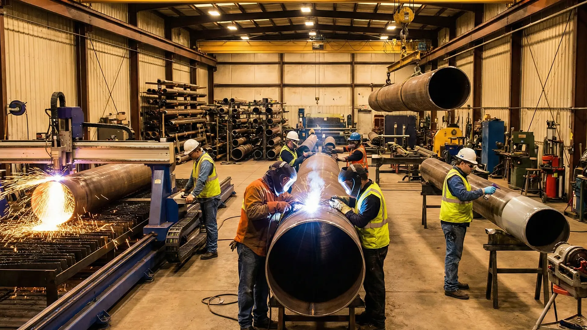 Industrial Pipe Services and Fabrication